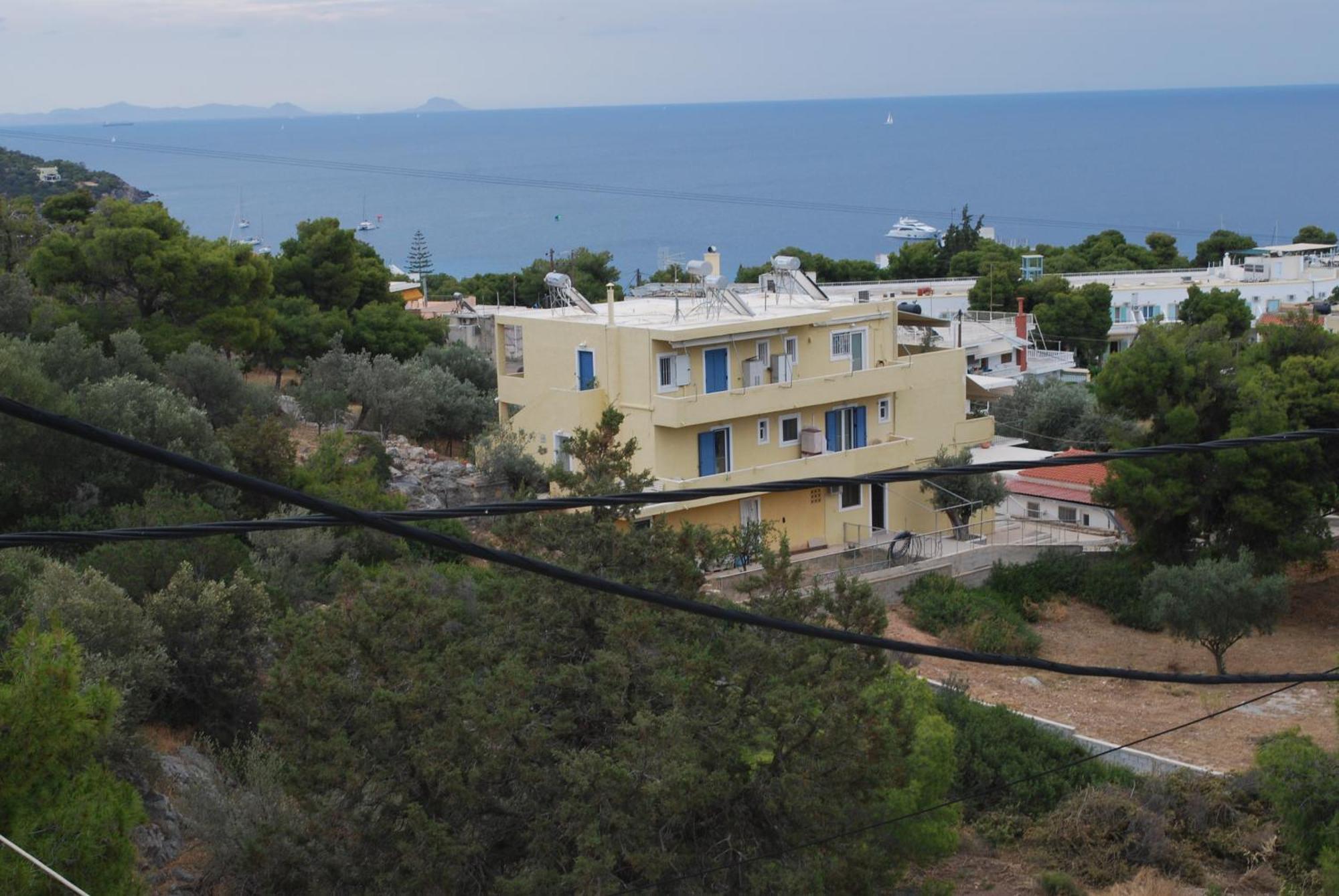 Sunset Rooms Agia Marina  Buitenkant foto