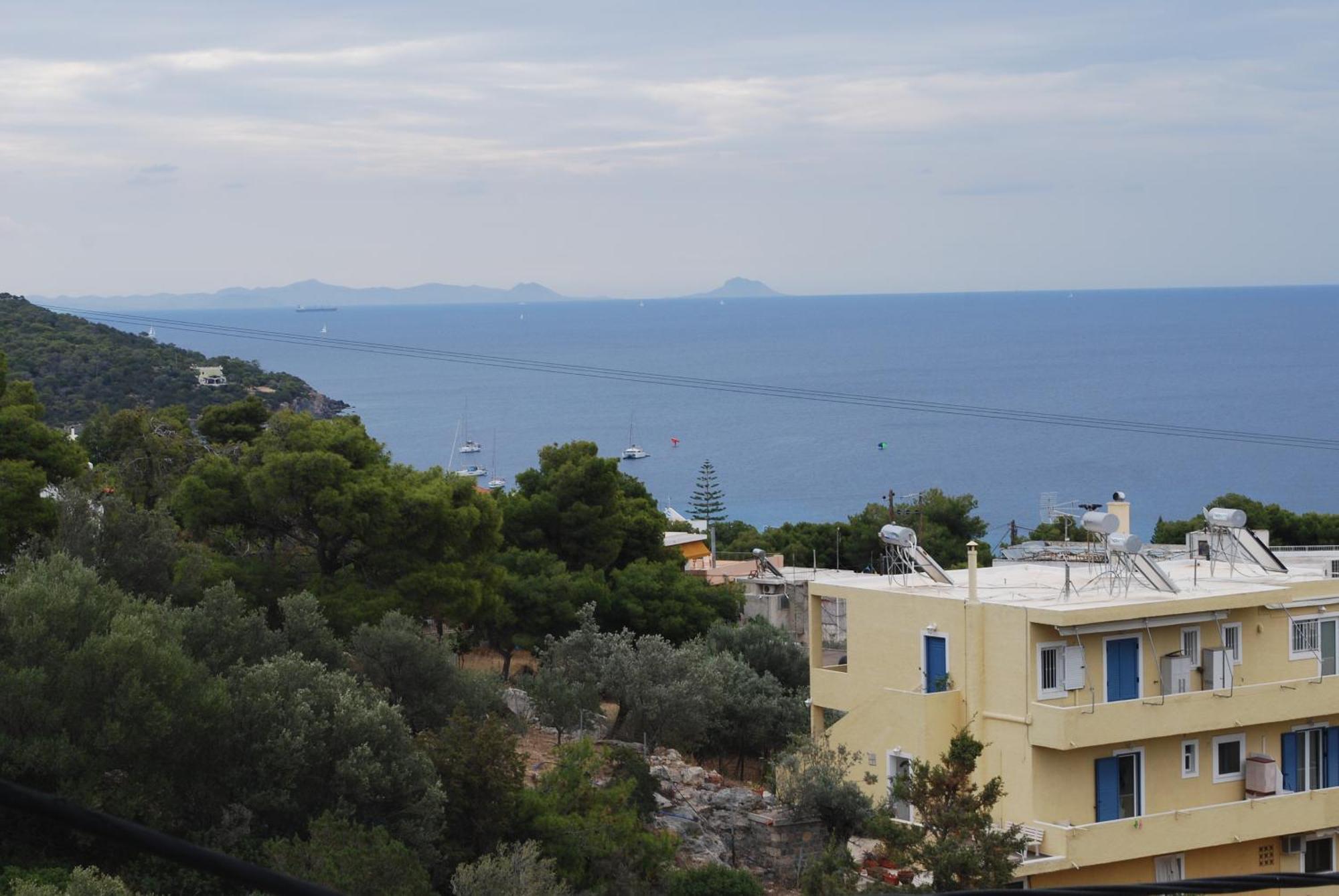 Sunset Rooms Agia Marina  Buitenkant foto